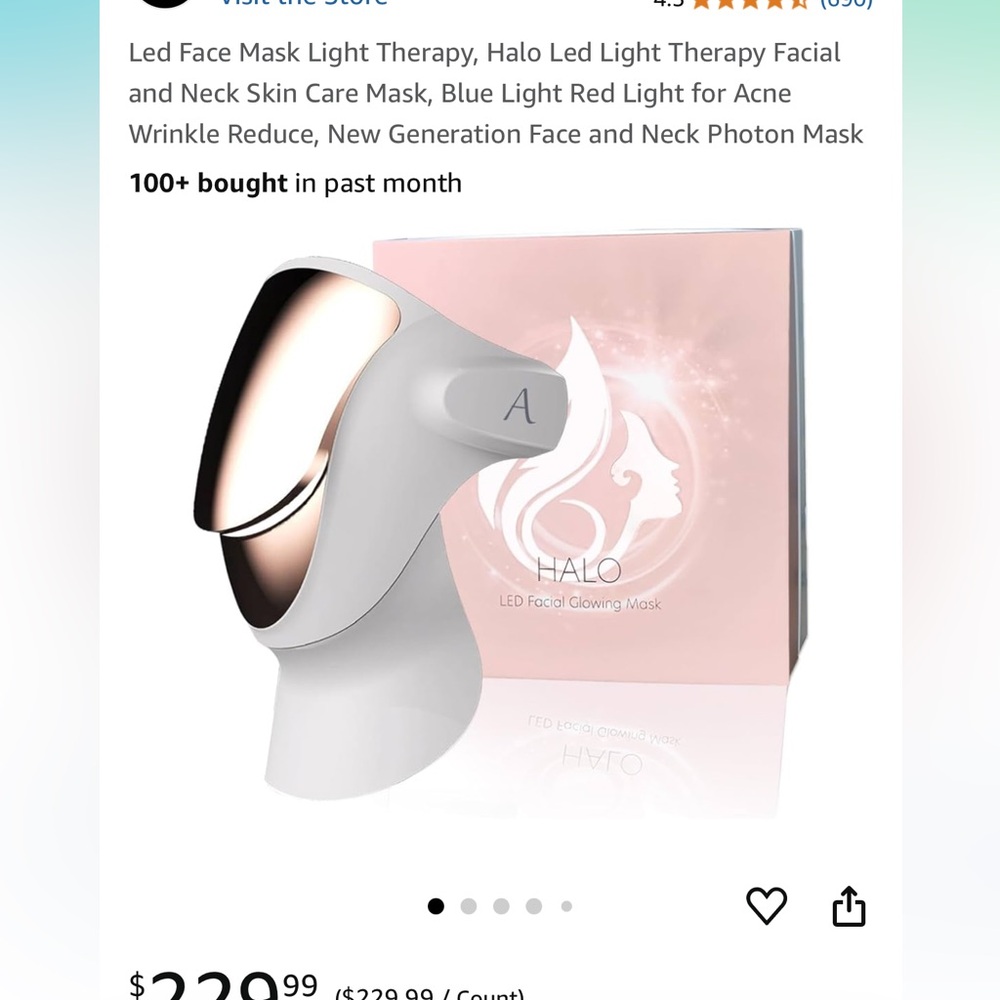 LED Face Mask Therapy, Halo - Picture 8 of 8